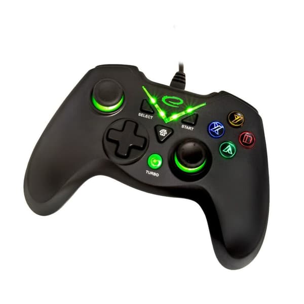 Peliohjain Esperanza Pirate EGG114K USB 2.0 Musta Vihreä Microsoft Xbox One PC Xbox Series X Xbox Series S