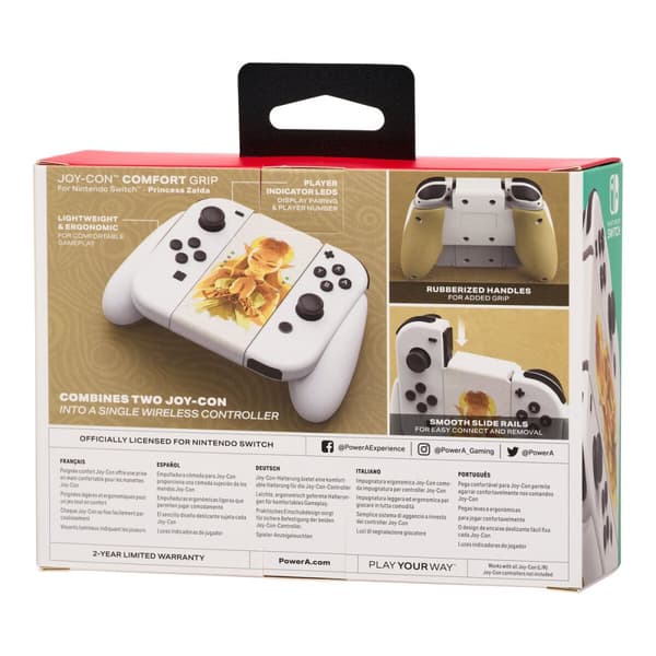 Peliohjain Powera NSAC0059-01 Nintendo Switch Valkoinen/Kulta