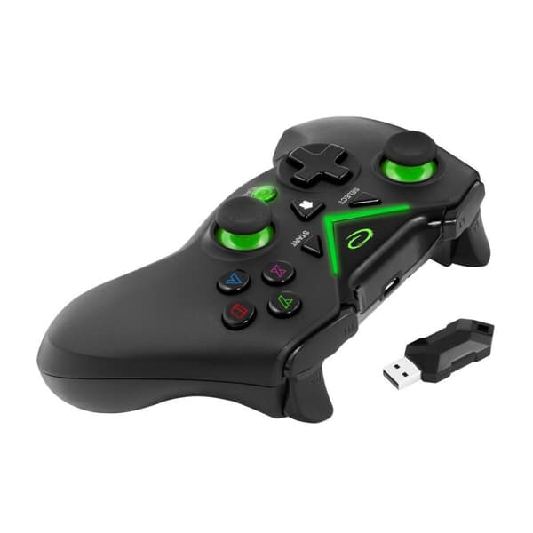 Spillekonsol Esperanza EGG112K Sort Grøn Microsoft Xbox One PC PlayStation 3