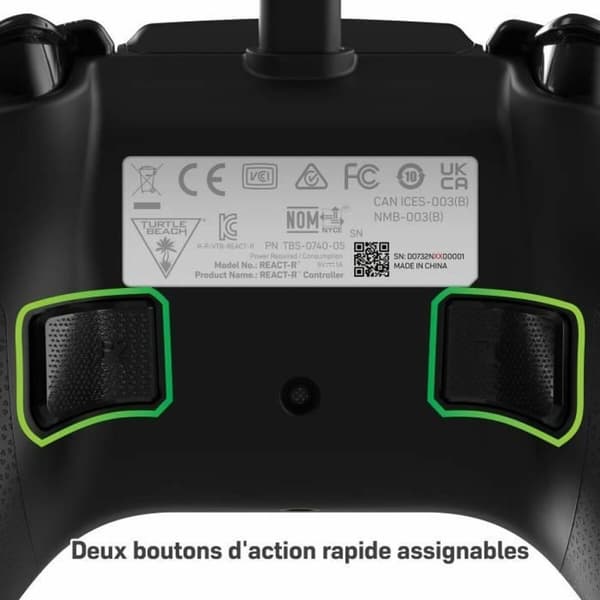 Xbox One fjärrkontroll + PC-kabel Turtle Beach React-R