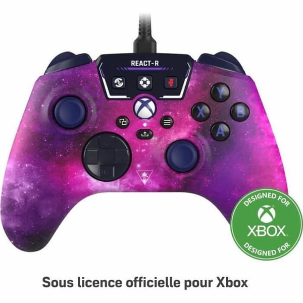 Xbox One -ohjain + PC-kaapeli Turtle Beach React-R