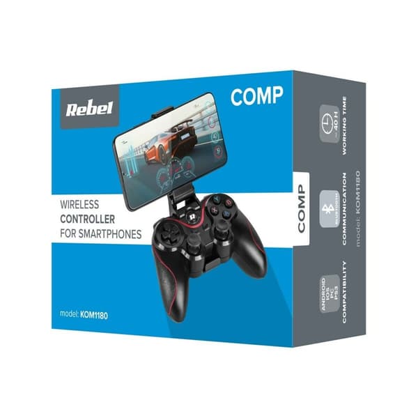 Bluetooth gamepad til smartphone Rebel KOM1180