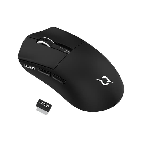 AQIRYS Mouse Dual Mode: Wirelles+Wired ZEPHYR svart