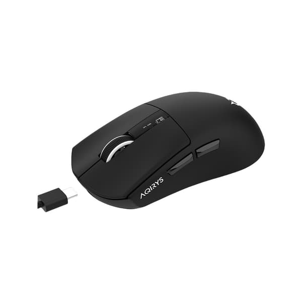 AQIRYS Mouse Dual Mode: Wirelles+Wired ZEPHYR svart