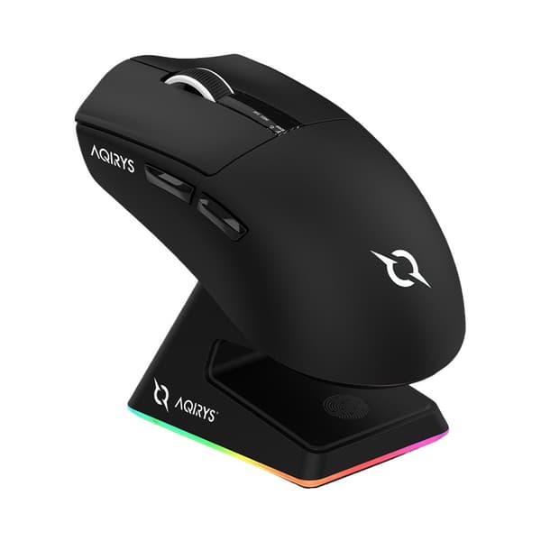 AQIRYS Mouse Dual Mode: Wirelles+Wired ZEPHYR svart