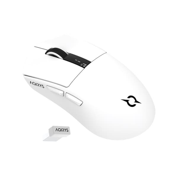AQIRYS Mouse Dual Mode: Wirelles+Wired ZEPHYR valkoinen