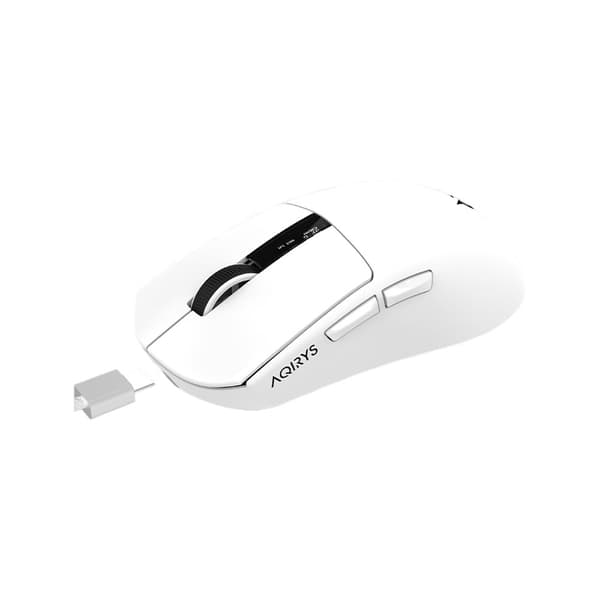 AQIRYS Mouse Dual Mode: Wirelles+Wired ZEPHYR valkoinen