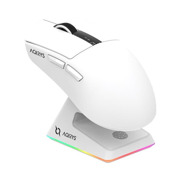 AQIRYS Mouse Dual Mode: Wirelles+Wired ZEPHYR valkoinen