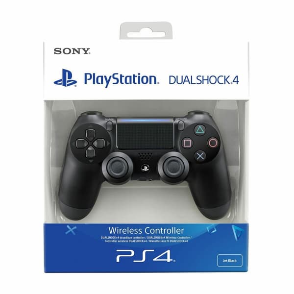 BRUGT Wireless Gaming Controller Sony DUALSHOCK 4 Sort Bluetooth 2.1 + EDR PlayStation 4 (Refurbished B)
