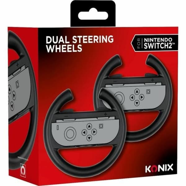 Ohjauspyörä KONIX Musta Nintendo Switch