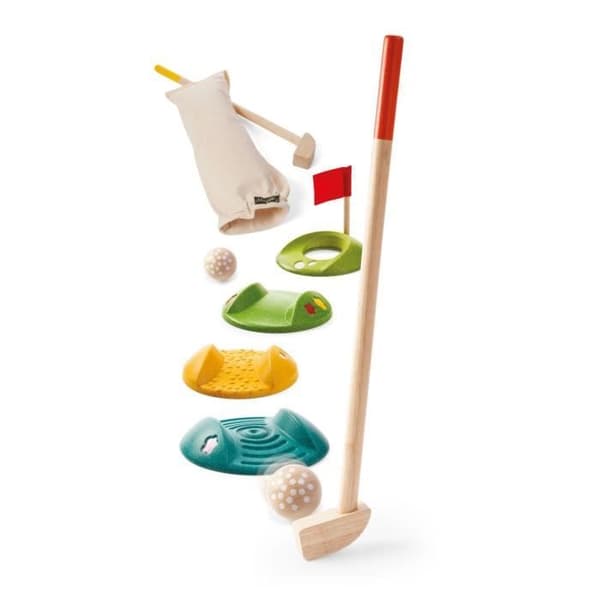 Trä Dubbel Minigolf - PLANLEKSAKER - Blandat - Från 4 år