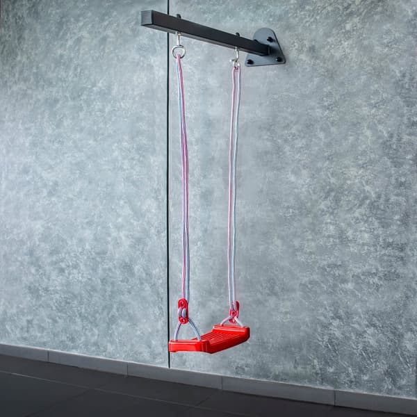 Gyngeophængsstang - 100cm - Pulverlakeret stål - sort