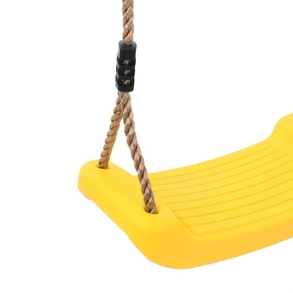 vidaXL Barngunga med justerbart rep gul