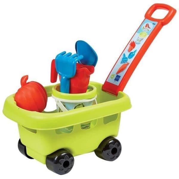 Ecoiffier Klädd trädgårdsvagn 40 cm 4345