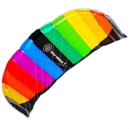 Elliot Flyer Two Line Kite Sigma Fun 1.3 - Vit/Flerfärgad - 130 cm