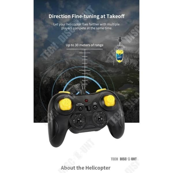 TD® Fjärrkontroll Helikopter 2.4G HD WiFi Flygfotografering Gränsöverskridande leksaker för barn utomhus födelsedagspresenter