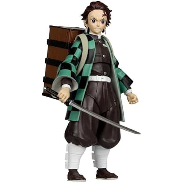 Figurine - MCFARLANE - Tanjiro - 18 cm - Multicolore - Barn Mixte