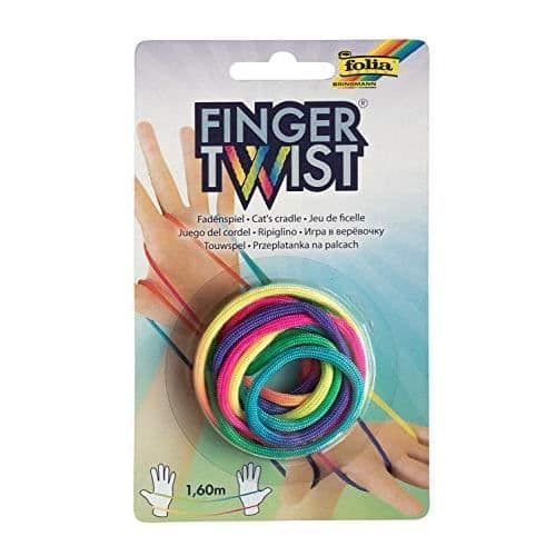 Strängspel - FOLIA - FingerTwist - 160 cm - regnbåge