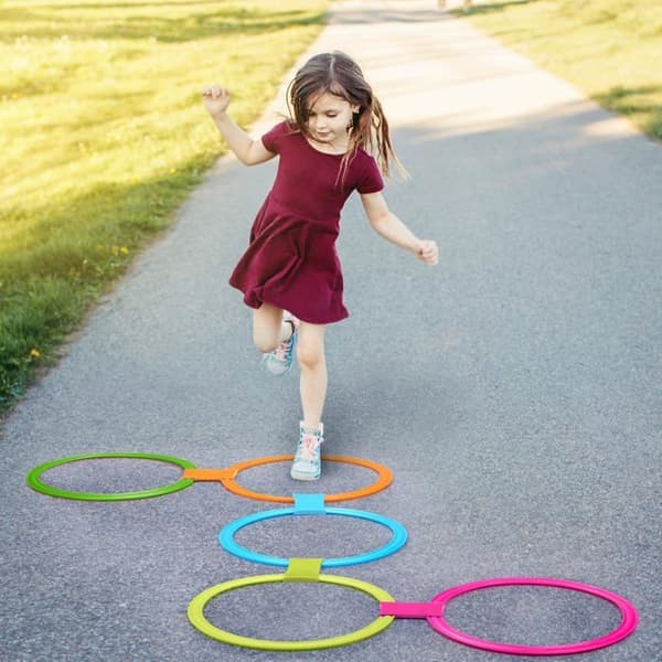 Tillbehör för utomhusbruk - reservdelar för utomhus Eddy toys Marelle-10 ringar - utomhusspel, 871125224433