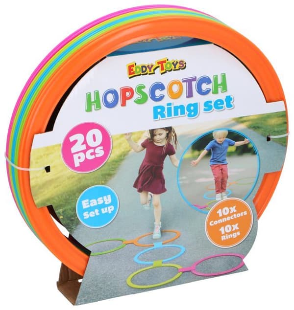 Tillbehör för utomhusbruk - reservdelar för utomhus Eddy toys Marelle-10 ringar - utomhusspel, 871125224433