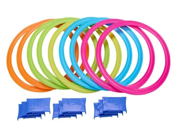 Tillbehör för utomhusbruk - reservdelar för utomhus Eddy toys Marelle-10 ringar - utomhusspel, 871125224433
