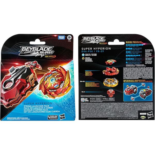 Utomhusspel - BEYBLADE - Super Hyperion rope launcher pack - Vit - Blandat - Ålder 8 och uppåt
