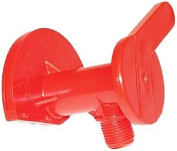 Rolly leksaker - 37512100020 - Avtappningskran, Röd, Tillbehör för gödseltank