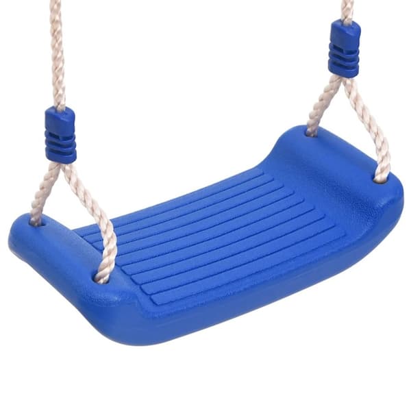 vidaXL gynger med reb 2 stk. 37x15 cm polyethylen blå
