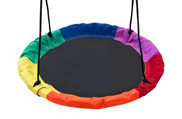Pesäkeinu 100 cm - sateenkaari monivärinen - jopa 150 kg