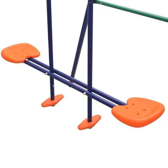 Gungställning Med Rutschkana Och 3 Sitsar Orange