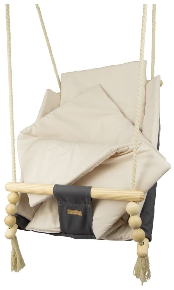 Vauvan sänkykeinu - max 20 kg - harmaa ja beige