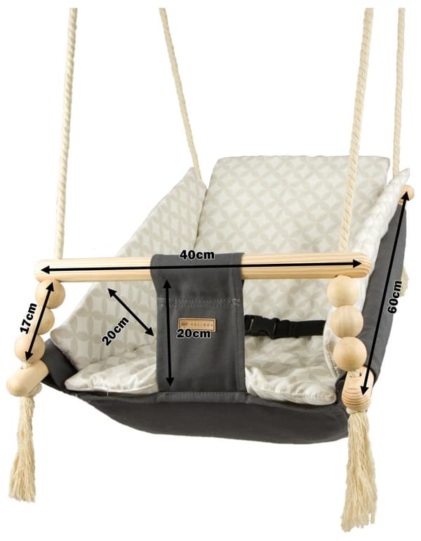 Baby bassinet gynge - maks. 20 kg - creme, creme