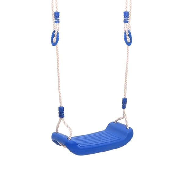 vidaXL Gungor med rep 2 st blå 38x16 cm polyeten