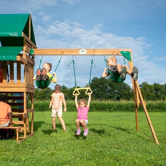 BYD - Lekställning - Belmont Play Tower with Swings and Slide
