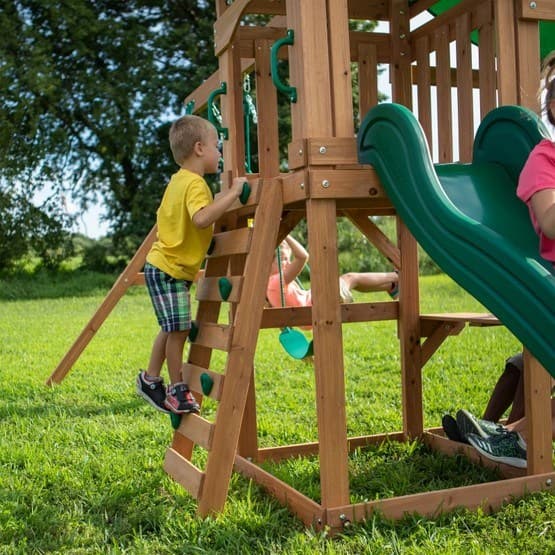 BYD - Lekställning - Belmont Play Tower with Swings and Slide