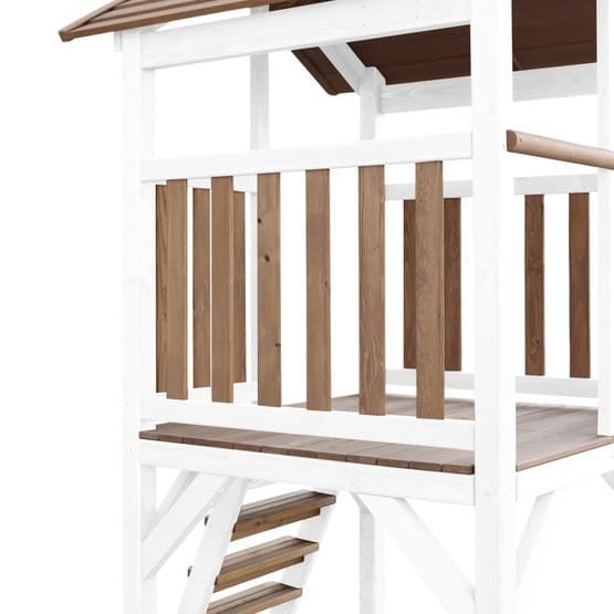 AXI - Beach Tower Med Roxy Swing Brun/Hvid- Hvid Rutschebane