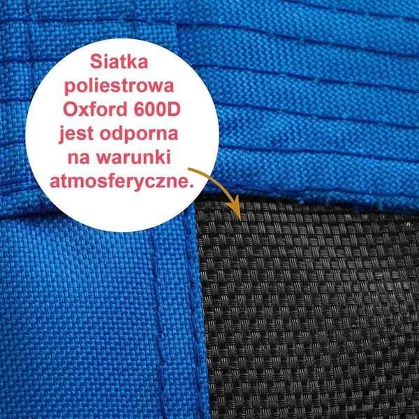 Redegynge - 100 cm - Oxford Polyester - blå