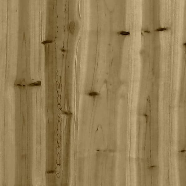 vidaXL Leketårn med katrevegg 53x110,5x214 cm impregnert furu