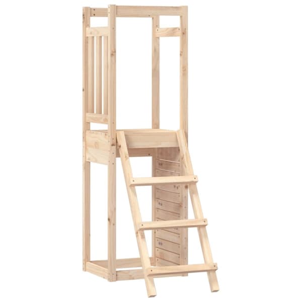vidaXL Lekplats 53x46,5x169 cm massiv furu