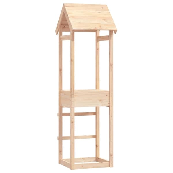 vidaXL legetårn 53x46,5x194 cm massivt fyrretræ