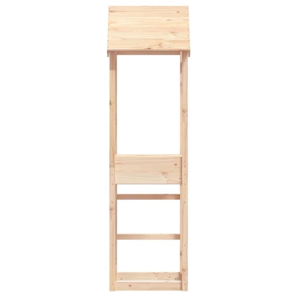 vidaXL legetårn 53x46,5x194 cm massivt fyrretræ