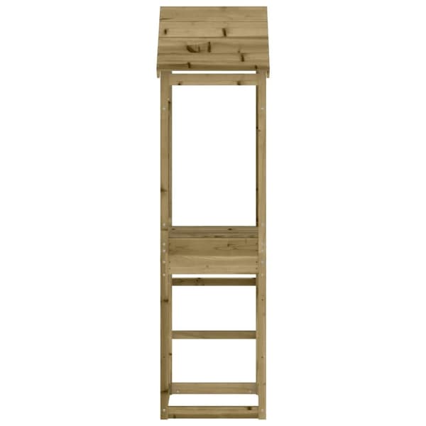 vidaXL legetårn 52,5x46,5x206,5 cm imprægneret fyrretræ