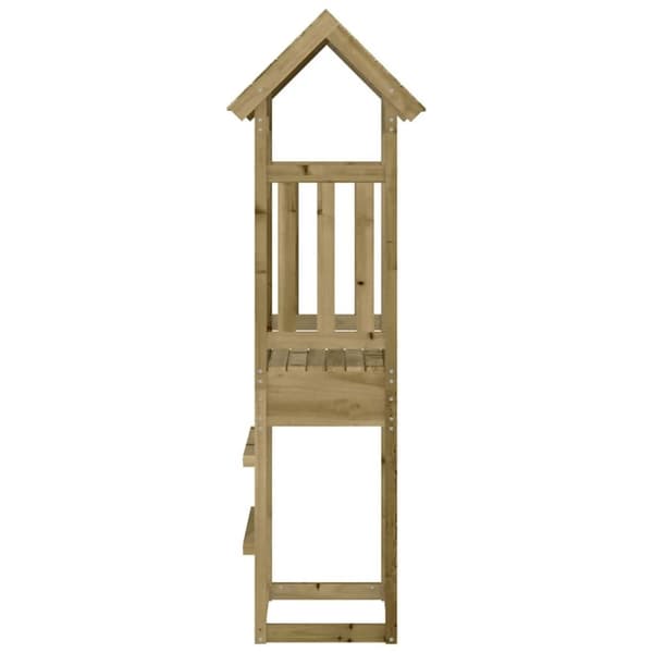 vidaXL legetårn 52,5x46,5x206,5 cm imprægneret fyrretræ