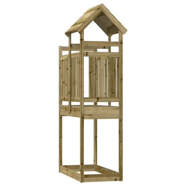 vidaXL legetårn 52,5x110,5x214 cm imprægneret fyrretræ