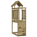 Miniatyrbillede 1 af 7: vidaXL legetårn med klatrevæg 53x110,5x214 cm imprægneret fyrretræ
