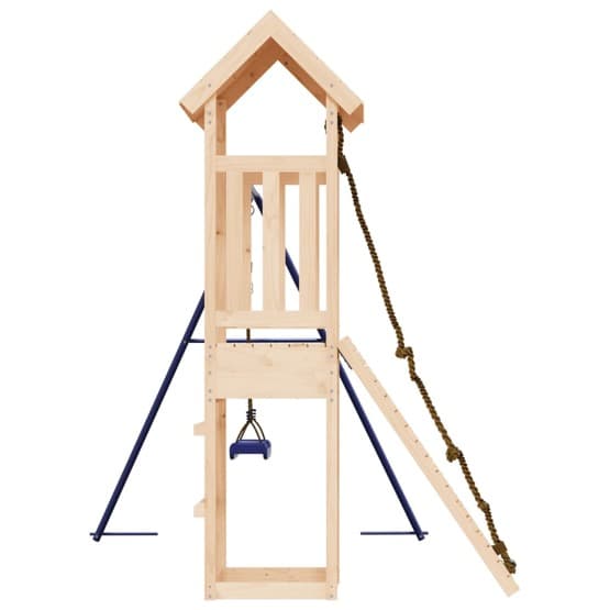 Lektorn Med Klättervägg Och Gunga Massiv Furu