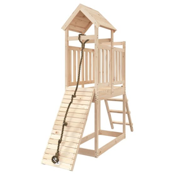 Lektorn Med Klättervägg Massiv Furu-4