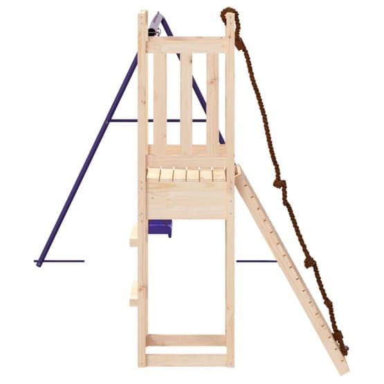 Lektorn Med Klättervägg Och Gungor Massiv Furu-1