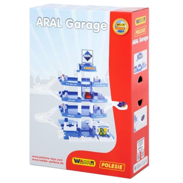 Polesie wader parkeringsgarage i 4 etager 80x38x61 cm PP