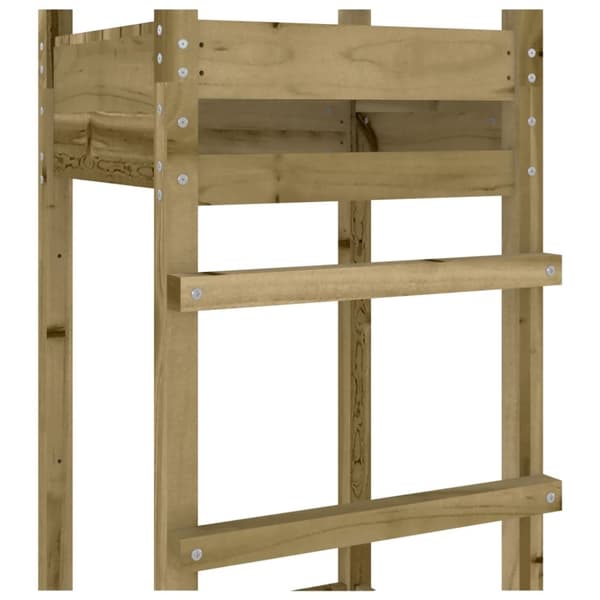 vidaXL Lektorn 52,5x46,5x206,5 cm impregnerad furu -  Gung- & lekplatssystem